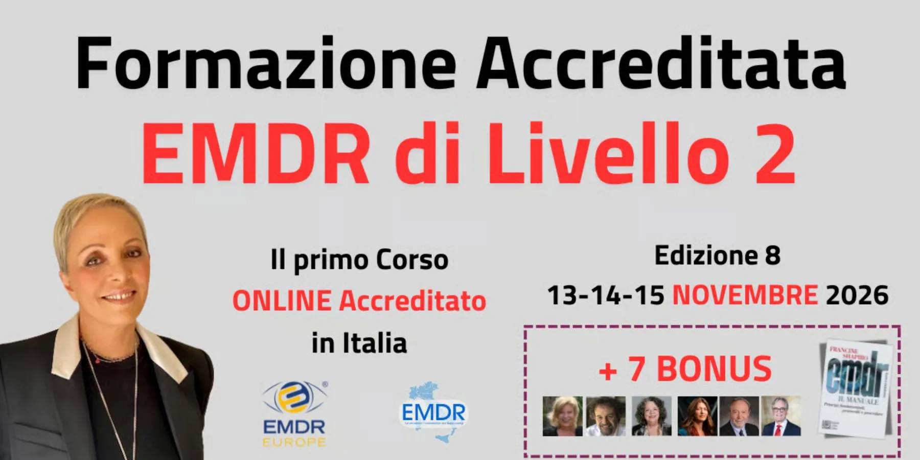 Anna Rita Verardo - Anna Rita Verardo - Corso di Formazione Accreditata EMDR Adulti di Livello 2-Ed.08